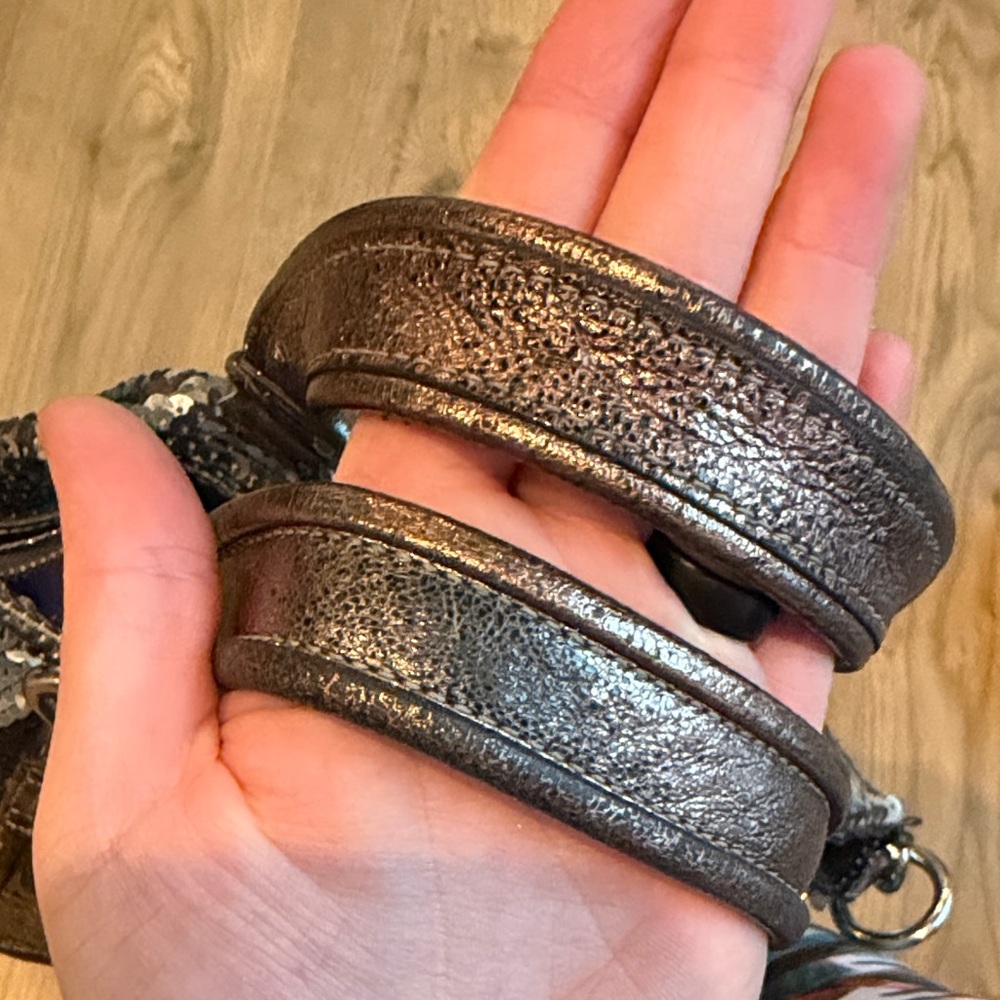 Coach Poppy Sequin Shoulder Bag in Gold and Silver - Picture 12 of 12